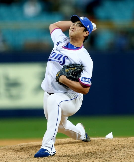 삼성 라이온즈 안지만. /사진=삼성 라이온즈 제공