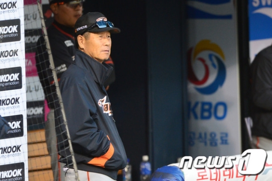 한화 김성근 감독. /사진=뉴스1