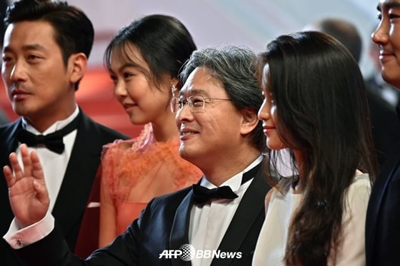 박찬욱 감독 '아가씨'의 칸 레드카펫 /AFPBBNews=뉴스1