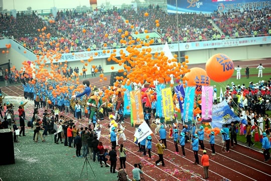 2015년 전국생활체육대축전 개막식 모습. /사진=대한체육회 제공
