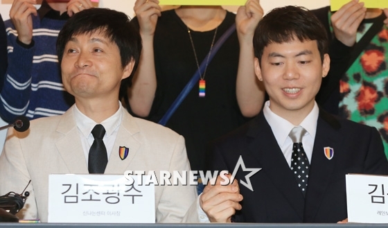 김조광수 감독(왼쪽)과 김승환 대표 / 사진=이기범 기자