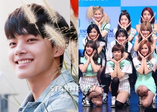 배우 여진구(왼쪽)와 걸그룹 트와이스/사진=스타뉴스