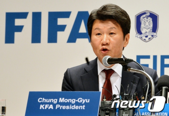 정몽규 대한축구협회 회장. /사진=뉴스1