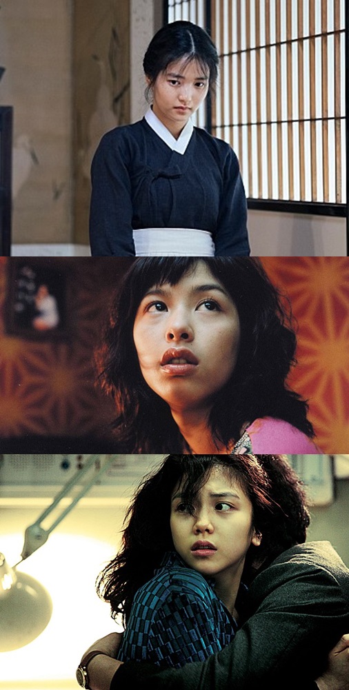 (위에서부터) 김태리, 강혜정, 김옥빈 / 사진=영화 스틸컷