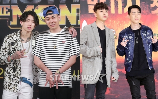 (왼쪽부터)박재범, 로꼬, 사이먼도미닉, 그레이/사진=스타뉴스