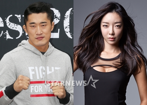 김동현(왼쪽) 김하나 / 사진=스타뉴스, 본부이엔티