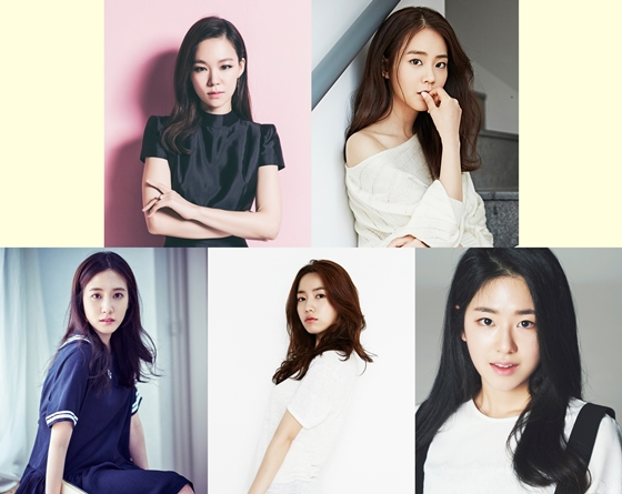 한예리, 한승연, 박혜수, 류화영, 박은빈(사진 위 왼쪽부터 시계방향)/사진제공=사람엔터테인먼트, 제이와이드컴퍼니, 나무엑터스, 웰메이드예당, 화이브라더스