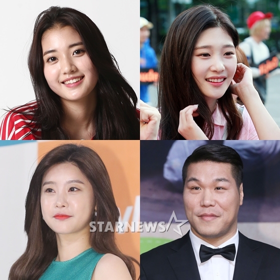 정다빈, 정채연, 서장훈, 소진(사진 위 왼쪽부터 시계방향)/사진=스타뉴스