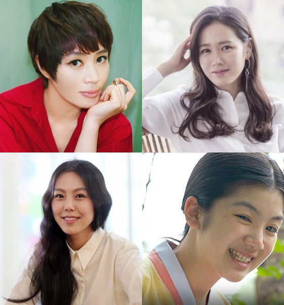 (왼쪽 위부터 시계방향)김혜수, 손예진, 강하나, 김민희 / 사진=스타뉴스, 영화사 제공