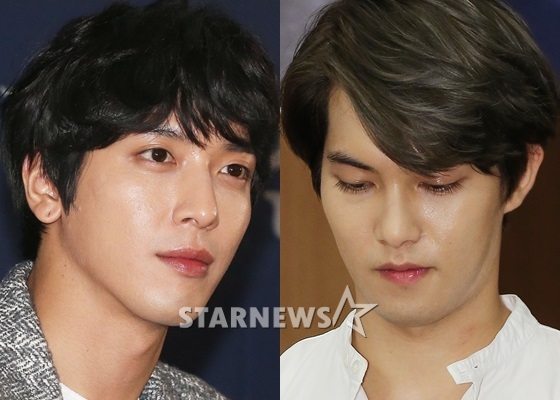 씨엔블루 정용화(왼쪽)와 이종현
