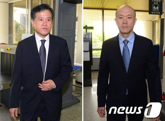 전두환 전 대통령의 처남 이창석씨(왼쪽)와차남 전재용씨./사진= 뉴스1