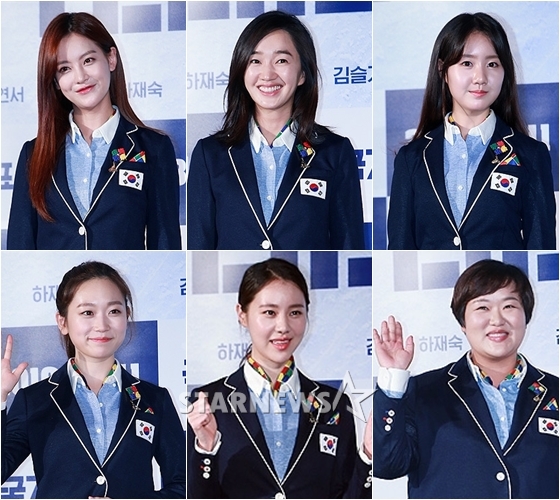 사진 왼쪽 위부터 시계방향으로 오연서, 수애 진지희 하재숙 김예원 김슬기 / 사진=김창현 기자