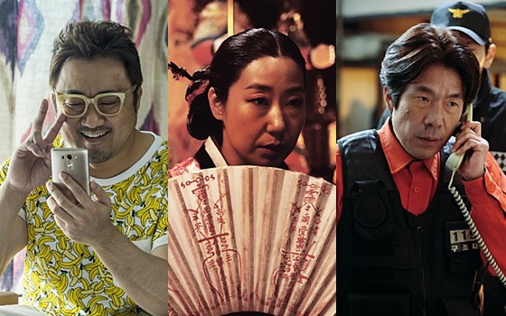 마동석, 라미란, 오달수 / 사진=영화 '굿바이싱글','봉이김선달', '터널' 스틸컷