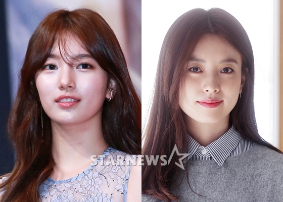 수지(왼쪽)와 한효주 /사진=스타뉴스