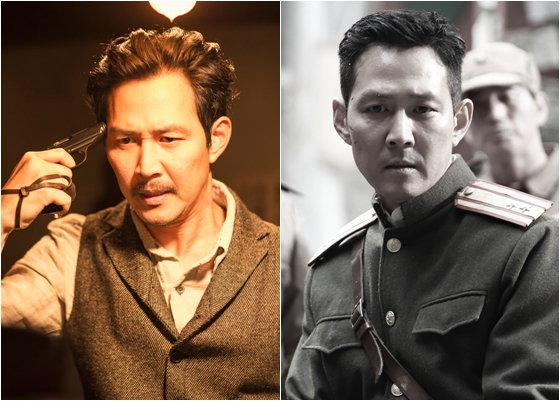 '암살'의 이정재(사진 왼쪽)와 '인천상륙작전'의 이정재 / 사진=스틸컷