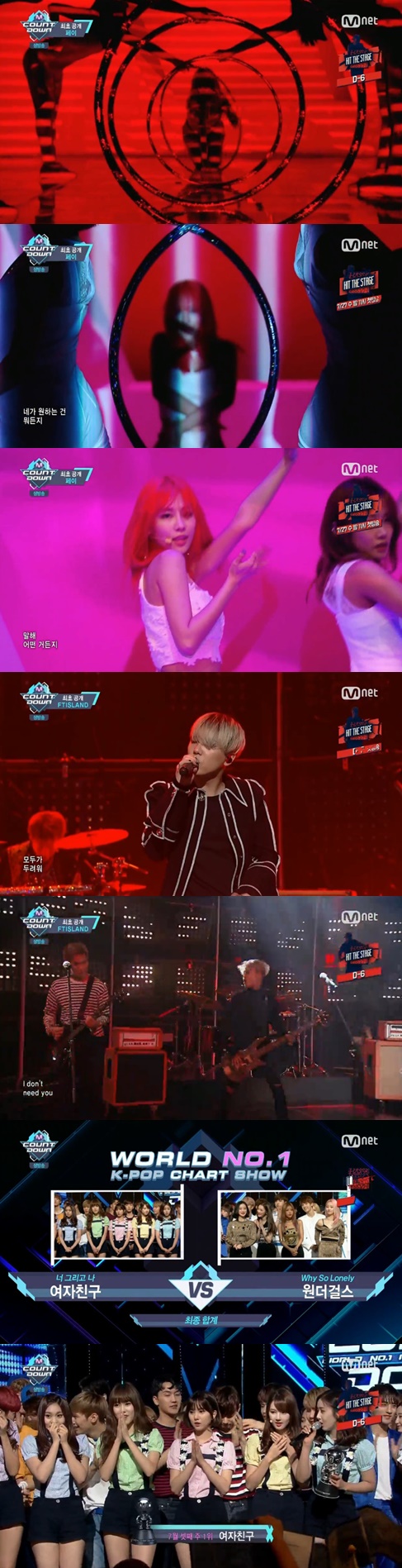 /사진=Mnet '엠카운트다운' 방송화면 캡처