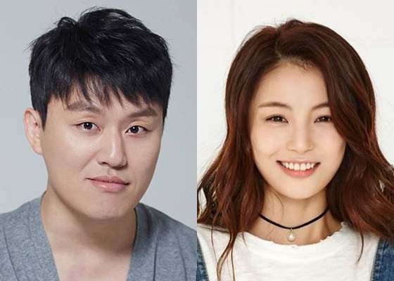 배우 김민재와 최유라