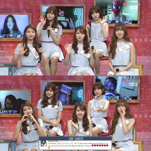 /사진=네이버 V앱 'ASC Live 여자친구' 방송화면