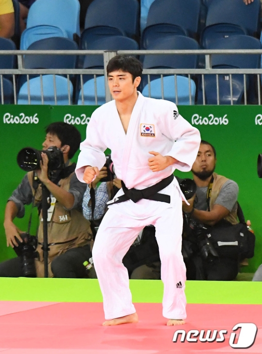 메달 획득에 실패한 김원진. /사진=뉴스1