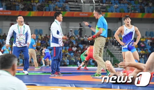 한국 선수단이 김현우에 대한 제소를 하지 않기로 결정했다. /사진=뉴스1