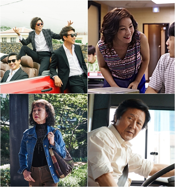 사진 왼쪽 위부터 시계방향으로 '올레'의 신하균 박희순 오만석, '범죄의 여왕'의 박지영, '그랜드파더'의 박근형, '죽여주는 여자'의 윤여정 / 사진=스틸컷