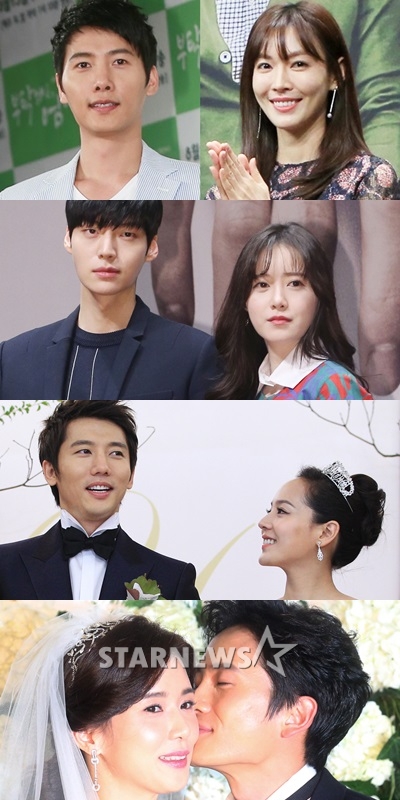 이상우-김소연 커플, 안재현-구혜선 부부, 기태영-유진 부부, 이보영-지성 부부(위부터) /사진=스타뉴스
