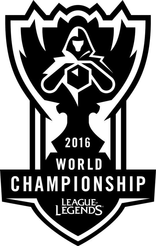 2016 롤드컵 공식 로고. /사진=라이엇 게임즈 제공