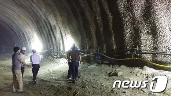 매산터널 공사 현장 /사진=뉴스1