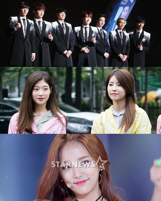 비투비, 다이아 기희연 정채연, 라붐 솔빈