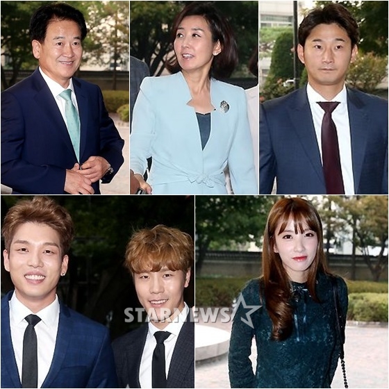 정동영(왼쪽위부터 시계방향), 나경원, 이천수, 지숙, 옴므 /사진=스타뉴스