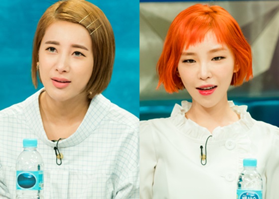 서인영과 가인 /사진=MBC '라디오스타'