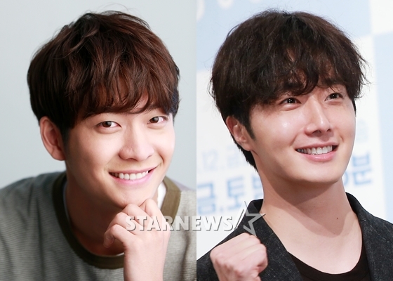 배우 강태오(왼쪽)와 정일우/사진=스타뉴스