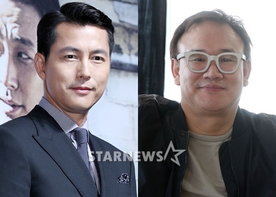 배우 정우성(왼쪽)과 김성수 감독
