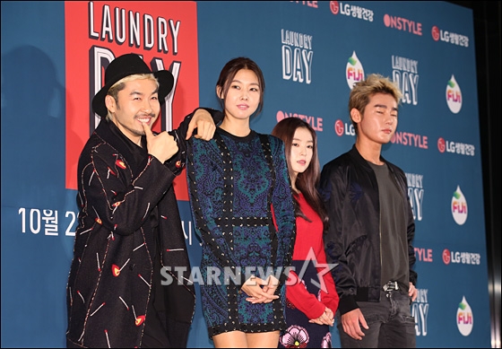 노홍철(왼쪽부터), 한혜진, 아이린, 허지웅 /사진=이동훈 기자