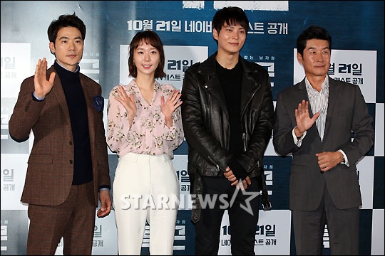 '특근'의 김강우 이유영 주원 김상중 / 사진=임성균 기자