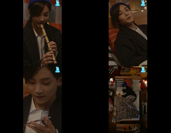 /사진제공= 네이버 V앱 'Seventeen Jeong-Han's LieV - 세븐틴 정한의 눕방 라이브' 방송화면 캡처