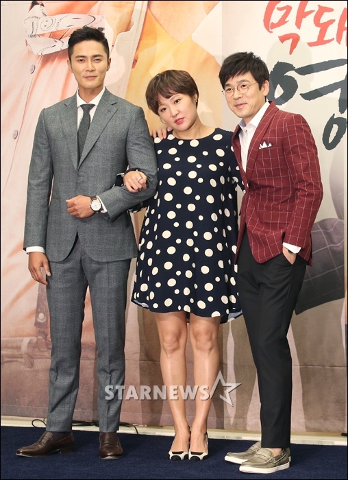 '막돼먹은 영애씨15' 조동혁, 김현숙, 이승준(사진 왼쪽부터 오른쪽으로)/사진=이동훈 기자
