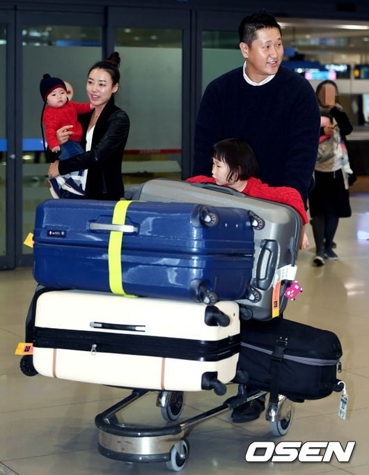 귀국하는 이대호