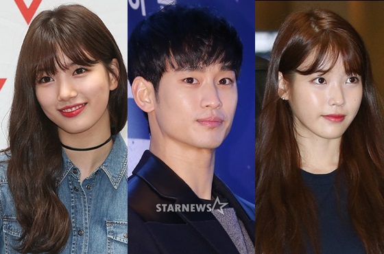 수지, 김수현, 아이유 / 사진=스타뉴스