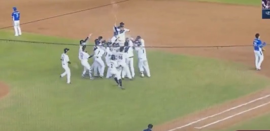 WBSC 중계화면 캡쳐.