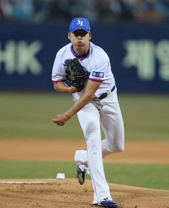 김광현-양현종과 함께 투수 최대어로 꼽히는 차우찬. /사진=삼성 라이온즈 제공