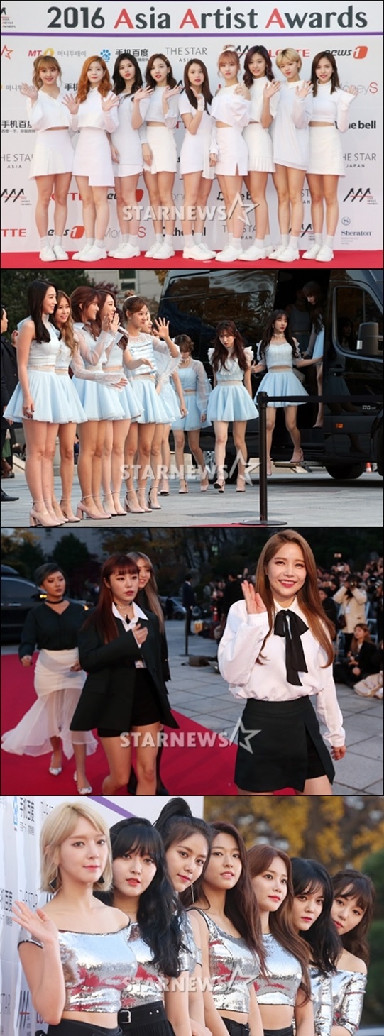 트와이스 , 우주소녀, 마마무, AOA / 사진=스타뉴스