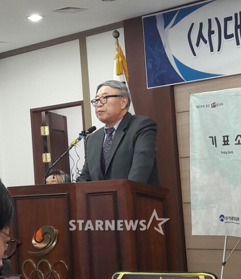 대한야구소프트볼협회장 후보 김응용 후보. /사진=김동영 기자