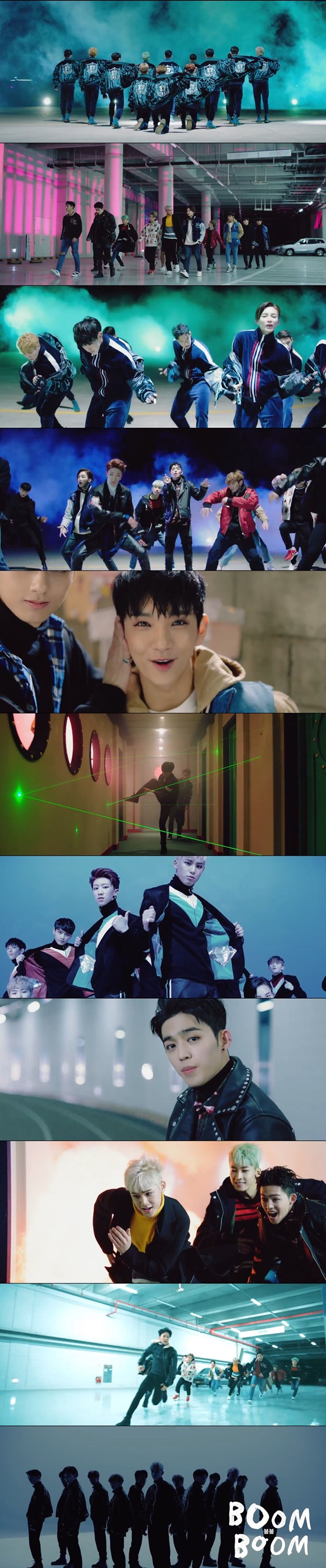 세븐틴 '붐붐' 뮤직비디오 화면캡처