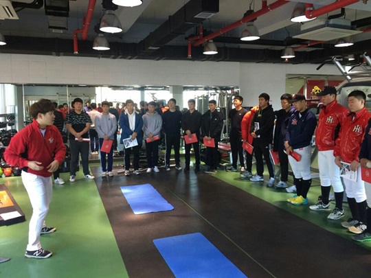 SK 와이번스가 '연고지역 고교 선수 오리엔테이션'을 실시했다. /사진=SK 와이번스 제공