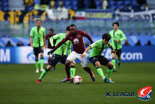 전북-클럽 아메리카전 모습. /사진=한국프로축구연맹 제공