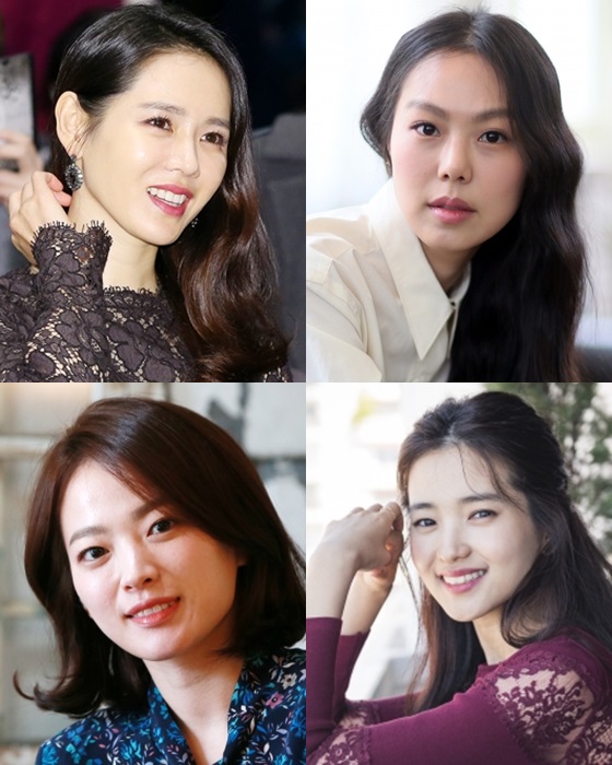 (왼쪽 위부터 시계방향) 손예진, 김민희, 김태리, 천우희 / 사진=스타뉴스