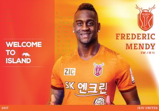 멘디. /사진=제주 유나이티드 제공