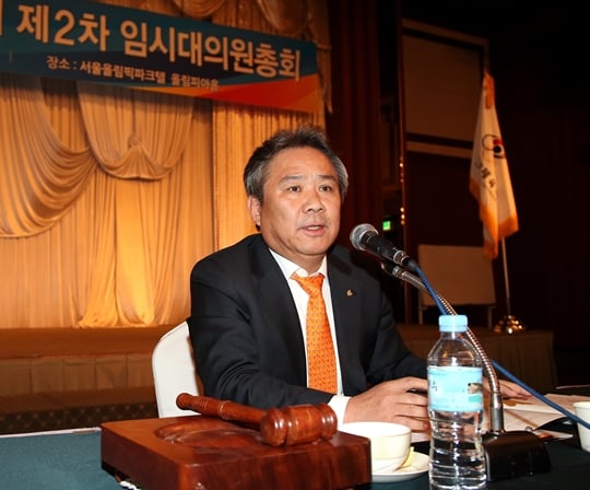 이기흥 회장. /사진=대한체육회 제공
