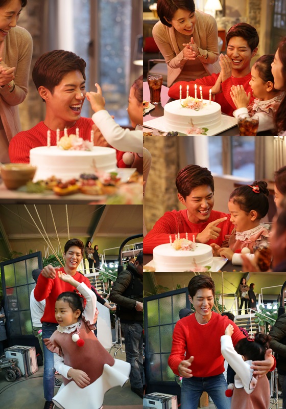 박보검 CF 촬영 현장